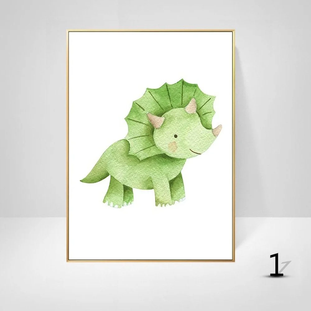 Kinderzimmer Poster-Set „Waldtiere“ – 6er-Set, A4